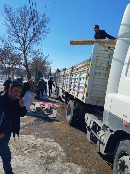  Bayramiç halkının yardımları gerçek sahibine ulaştı