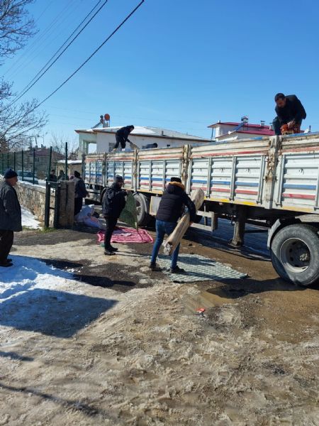  Bayramiç halkının yardımları gerçek sahibine ulaştı