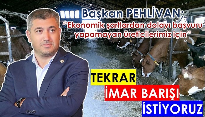 Mağdurlar İçin Yeni Bir İmar Barışı İstiyoruz!