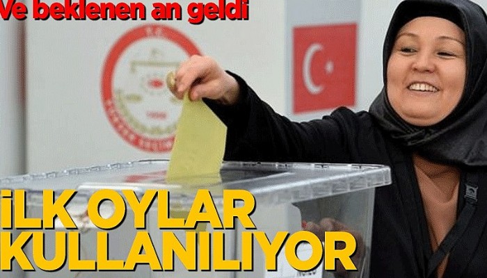 Cumhurbaşkanlığı için ilk oylar kullanılıyor.