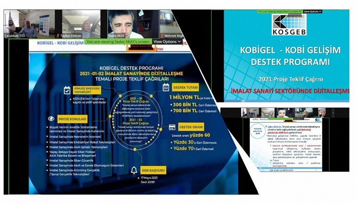 Çtso ve Kosgeb İşbirliğinde Kobigel- Kobi Gelişim Destek Programı Eğitim Webinarı Düzenledi