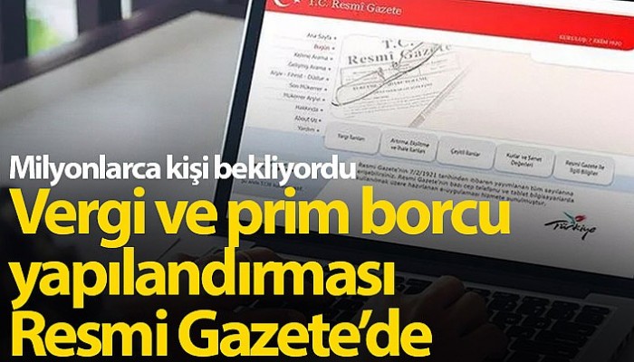 Vergi ve SSK Prim Borçlarında Yapılandırma Başladı