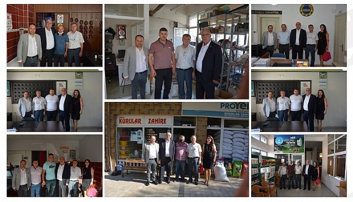 Çanakkale Ticaret Borsası Heyeti Çan’da Ziyaretlerde Bulundu.