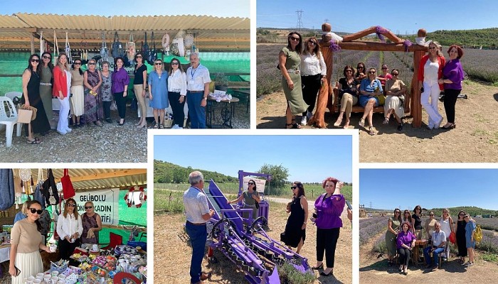 Tobb Çanakkale Kadın Girişimciler Kurulundan Lavanta Festivaline Ziyaret