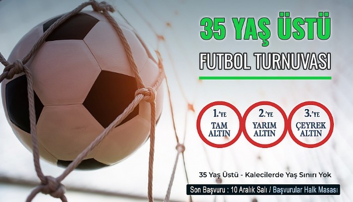 Bayramiç Belediyesi Şimdi de 35 Yaş Üzeri Futbol Severler İçin Halı Saha Turnuvası Düzenledi.