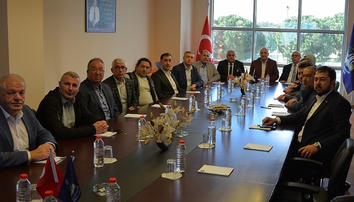 ÇANAKKALE TİCARET BORSASINA, ÇANAKKALE AK PARTİ MİLLETVEKİLİ ADAYI AYHAN GİDER’DEN ZİYARET