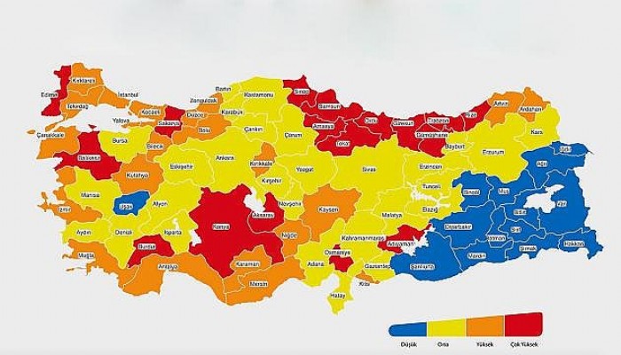 Çanakkale turuncu kaldı! 