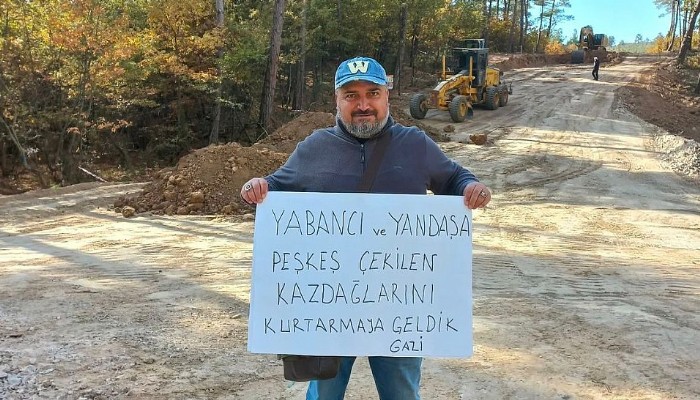 Gazi Adem Kaya Kazdağlarında.